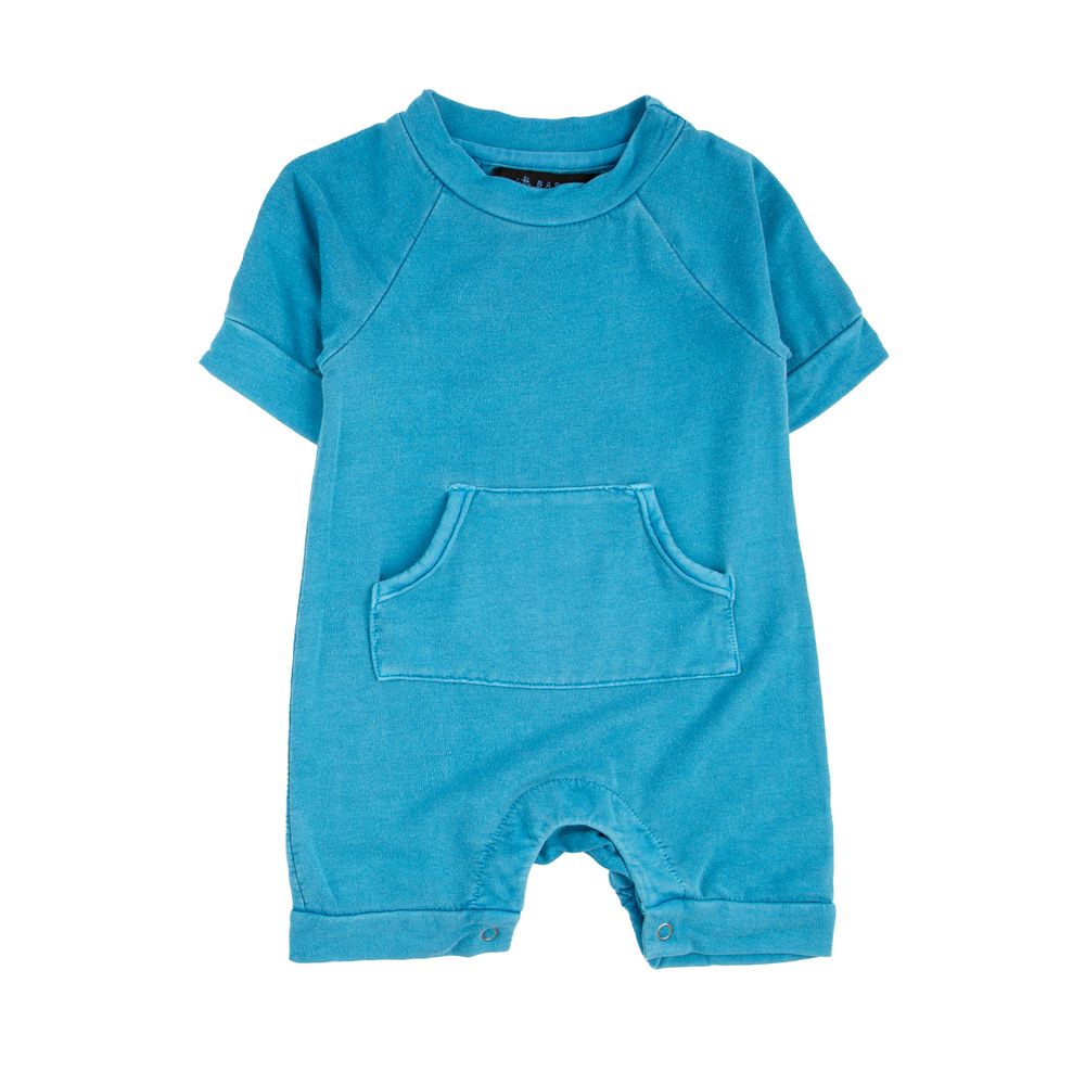 Horizon Blue Pocket Romper