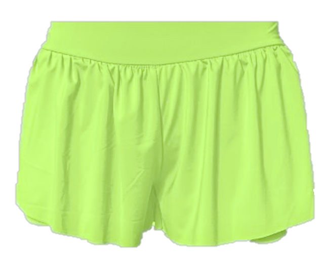 Lime Green Flowy Shorts