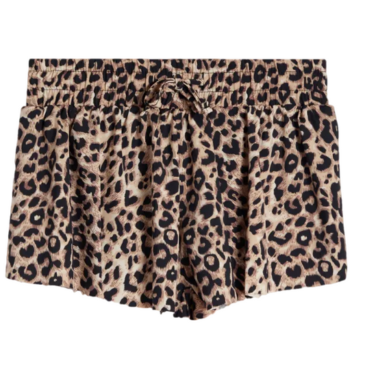 Animal Print Fly Away Shorts