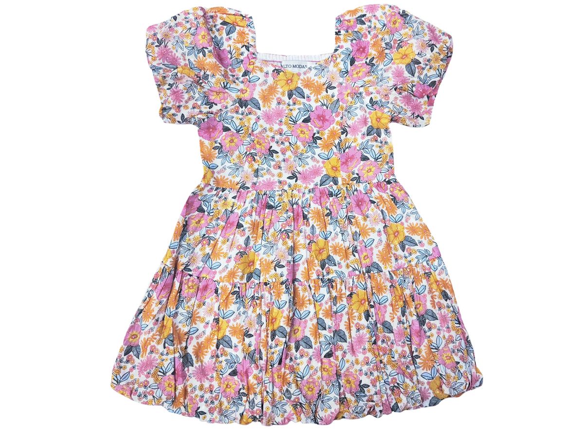 Retro Floral Daphne Dress