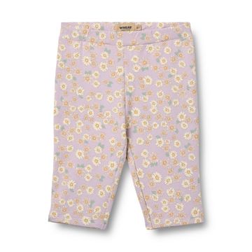 Floral-patterned pants on a white background