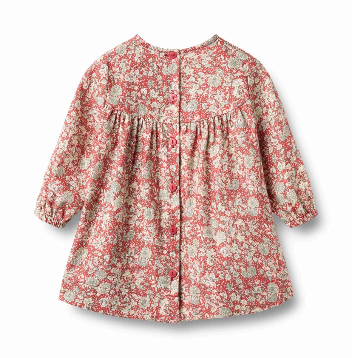 Raspberry Flowers Fenja Dress