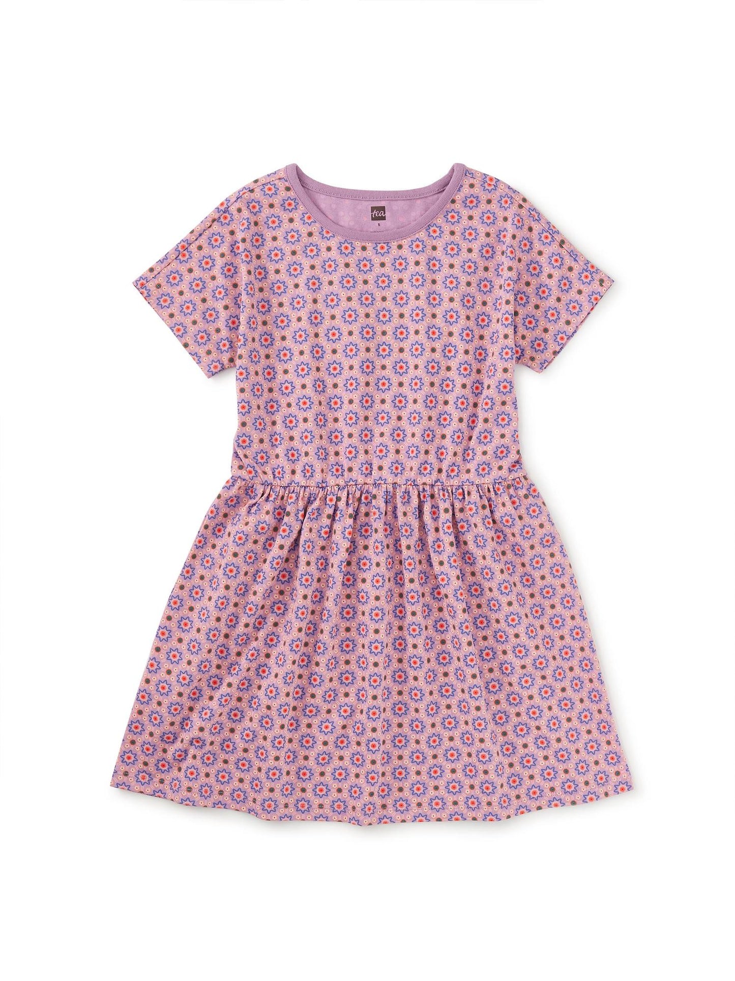 Korean Tiles Twirl Dress