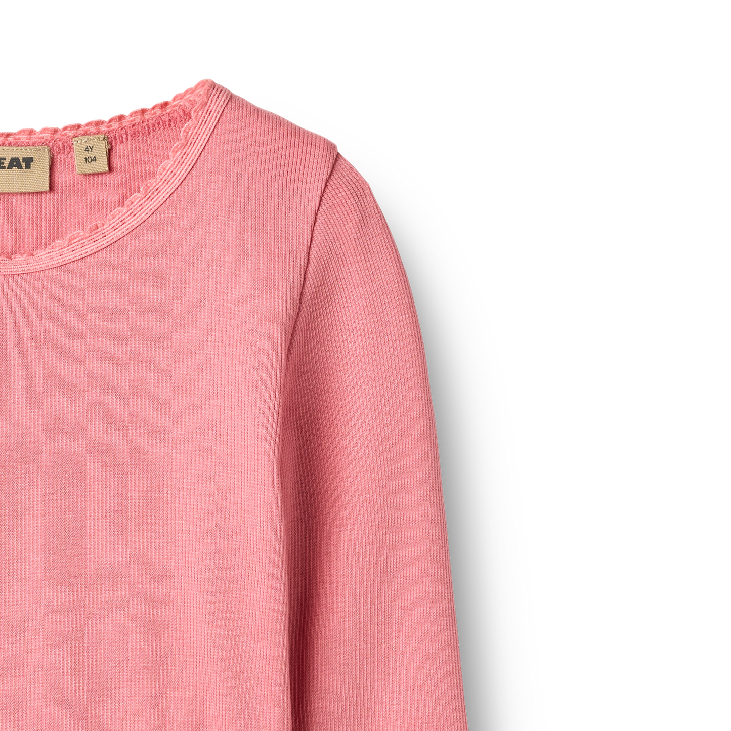 Soft Pink Ribbed Top