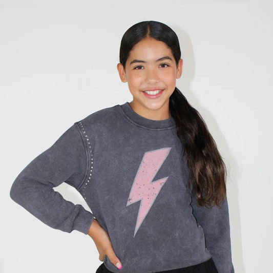 Acid Wash Love Sweatshirt