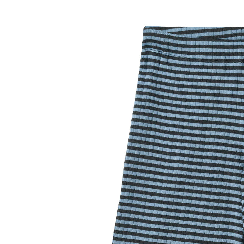 Blue Striped Jersey Pants