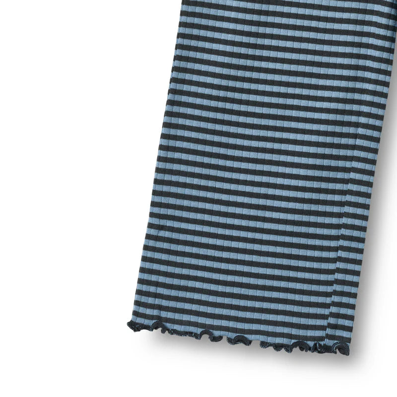 Blue Striped Jersey Pants