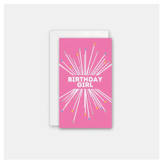 Birthday Girl Starburst Card