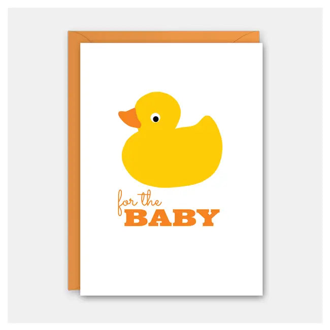 Rubber Duckie Baby Mini Card