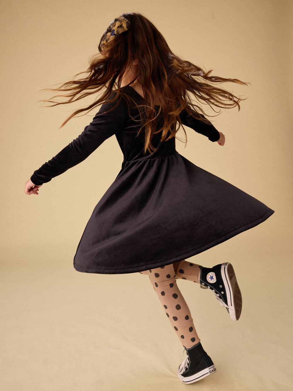 Black Velour Ballet Dress