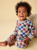 Multi Checkerboard Romper