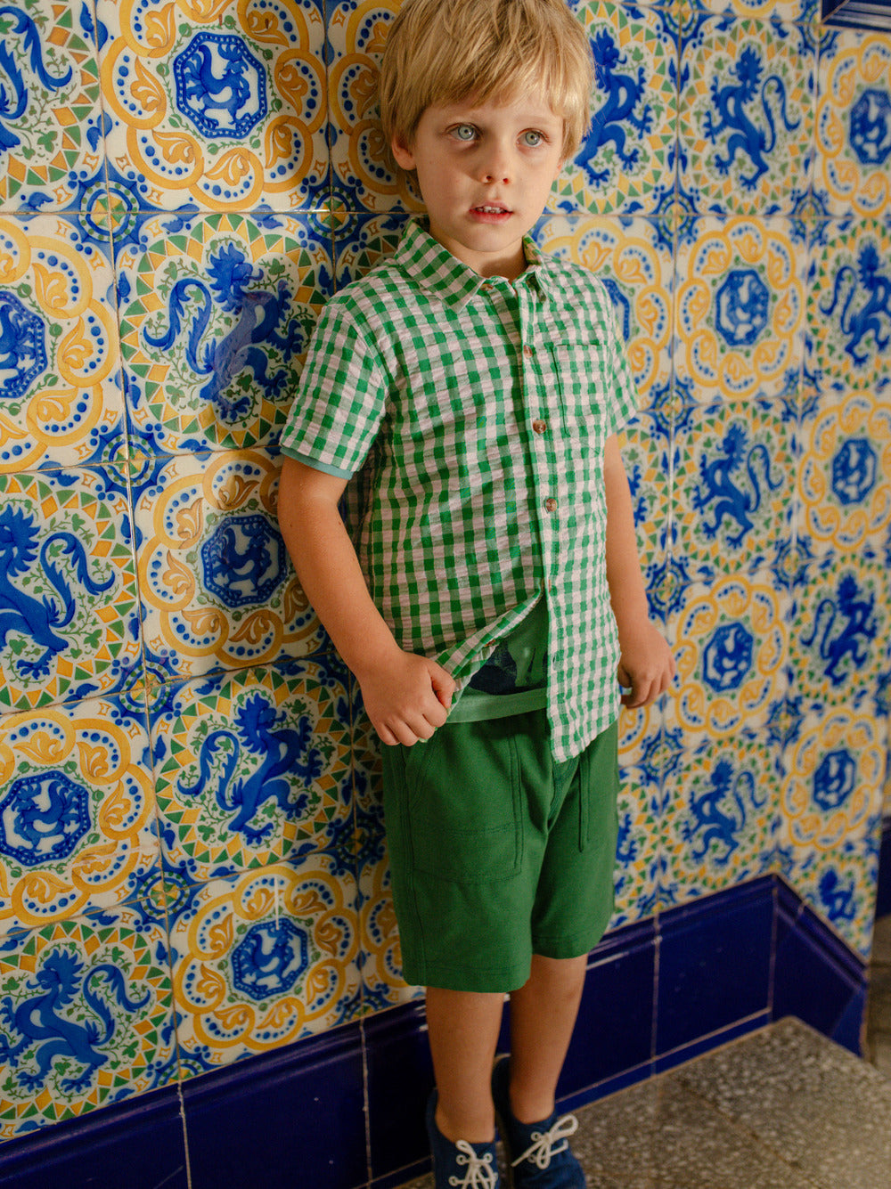 Botany Green Playwear Shorts