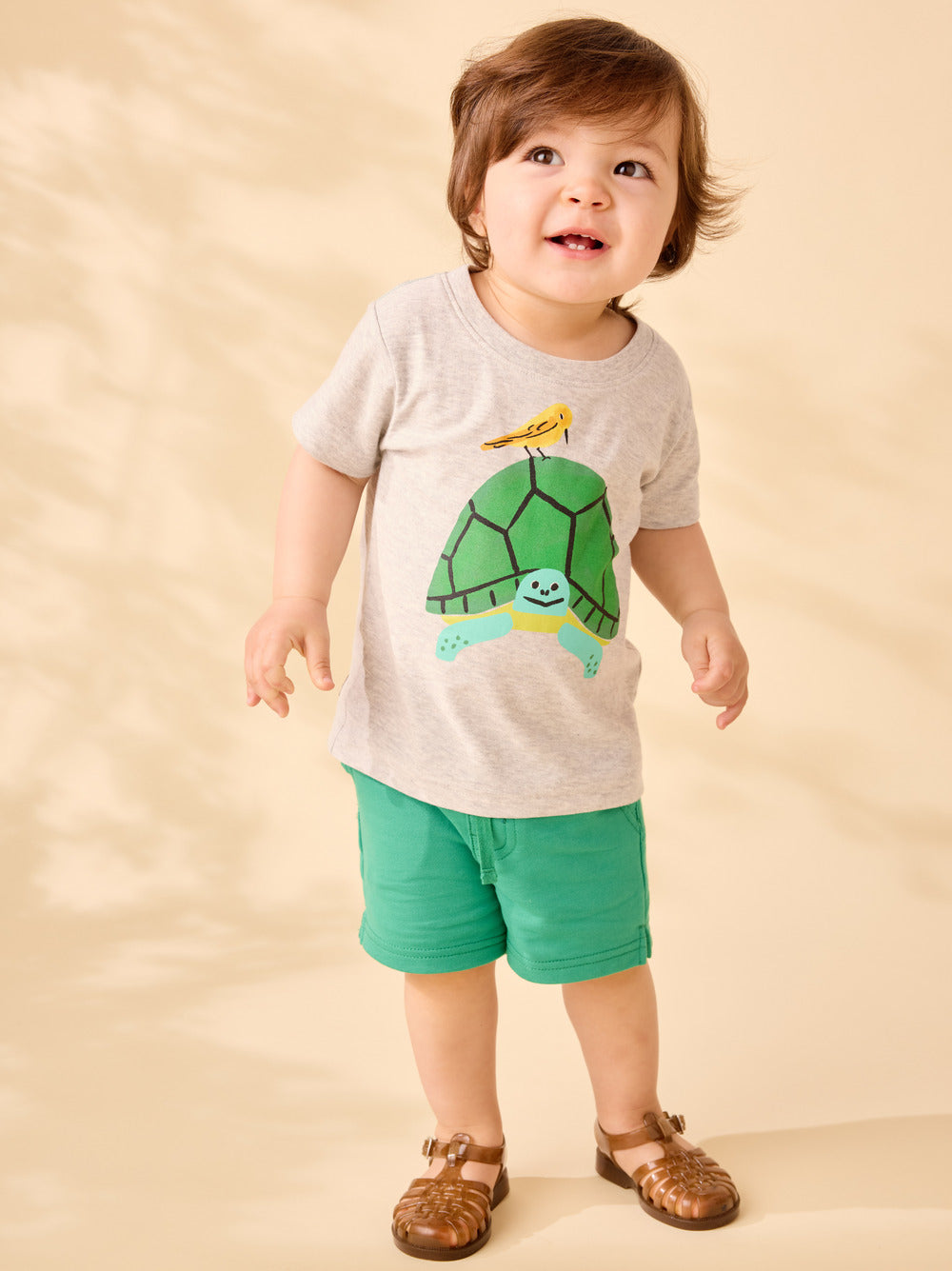 Dark Green Knit Shorts