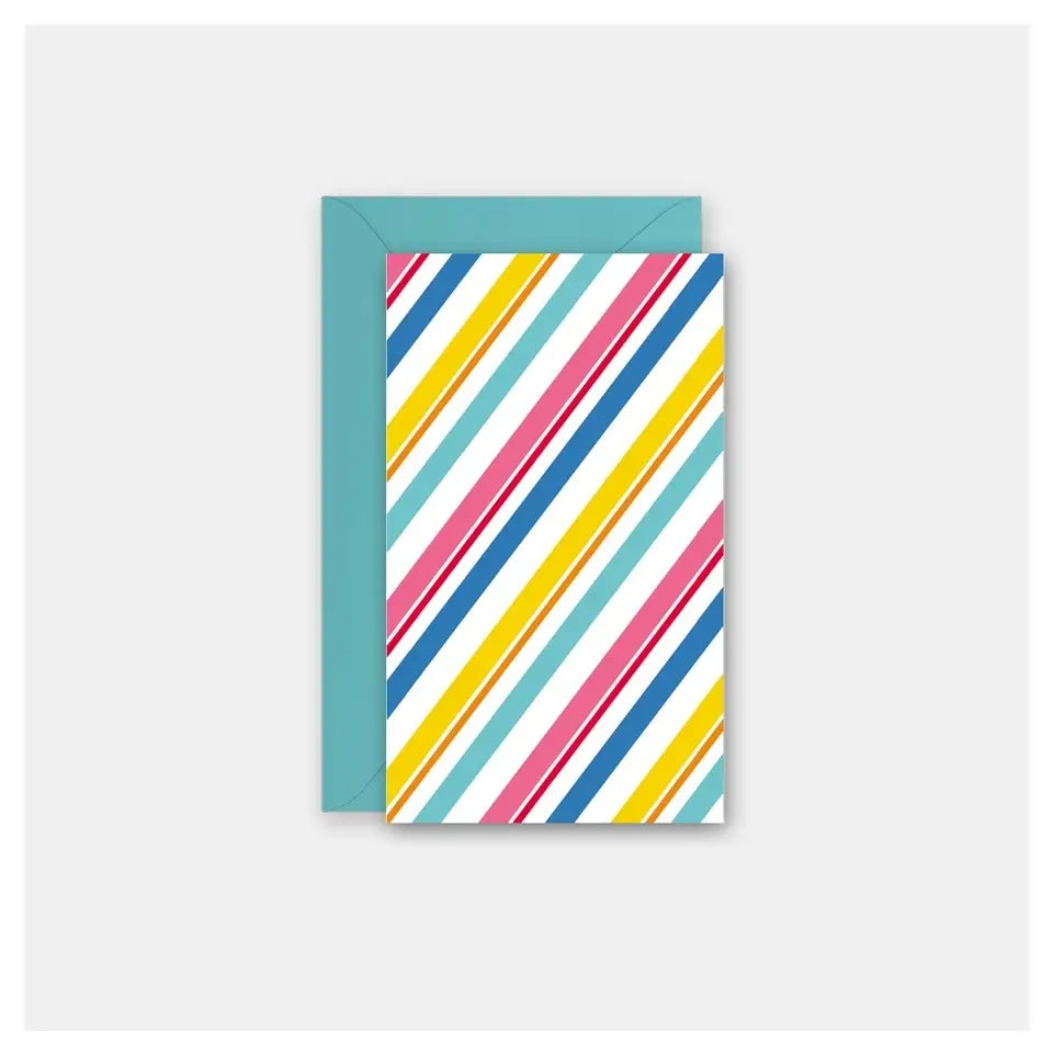 Brights Diagonal Mini Card