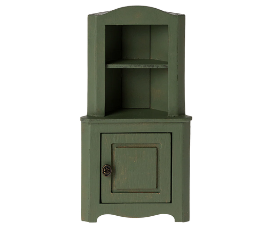 Dark Green Mouse Corner Cabinet