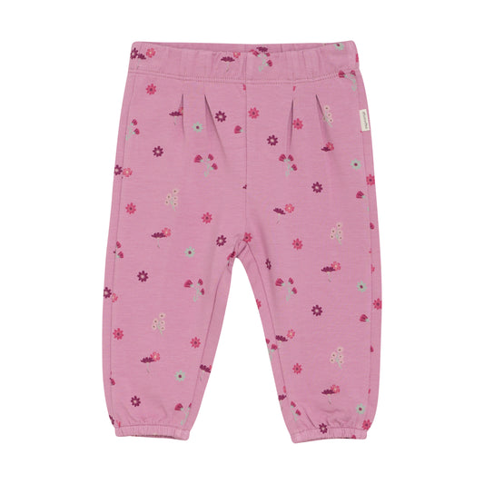 orchid floral baby girl sweatpants
