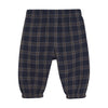 Navy & Brown Check Pants