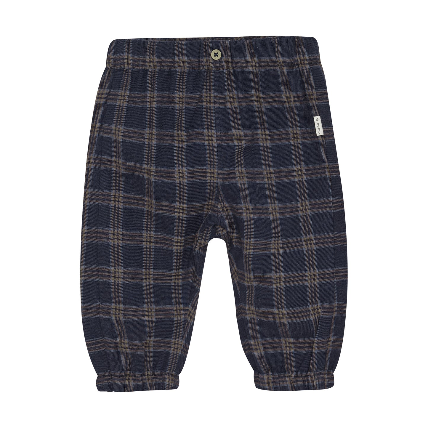 Navy & Brown Check Pants