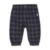 Navy & Brown Check Pants