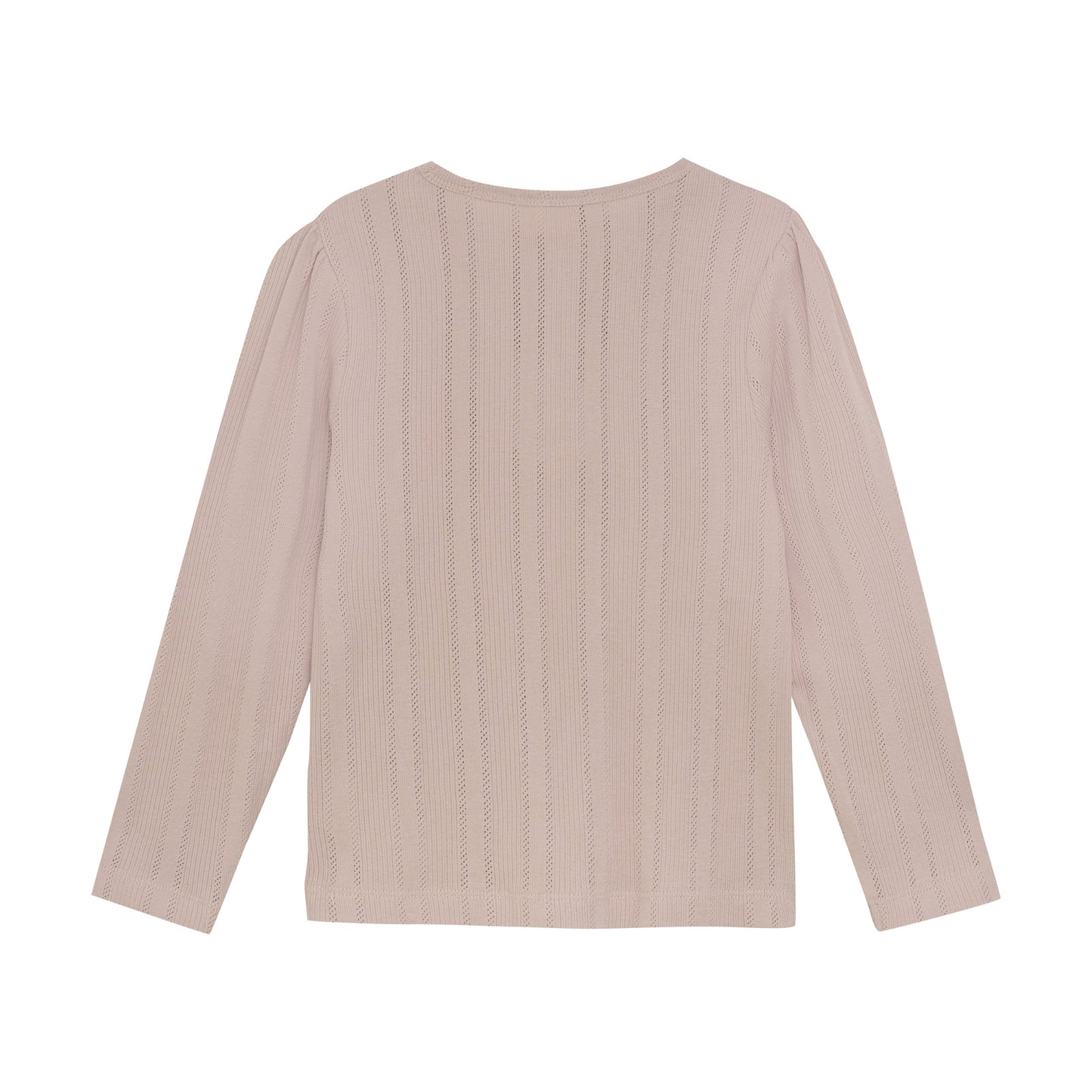 Light Mauve Pointelle Top