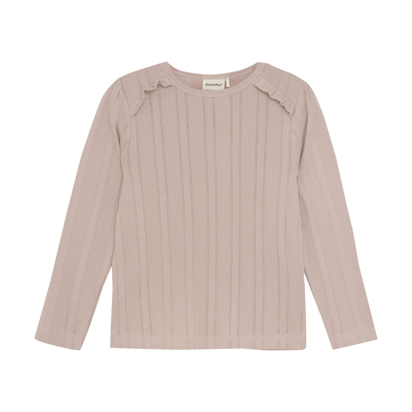 Light Mauve Pointelle Top