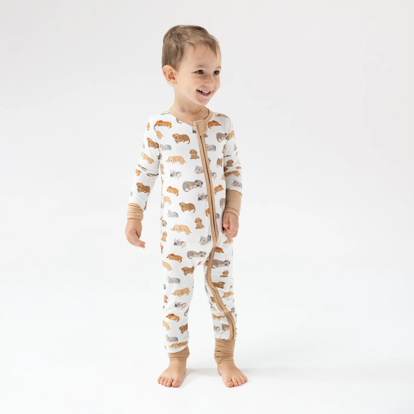 Napping Puppies 2-Way Romper