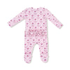 Rose Garden Trellis Zip Footie