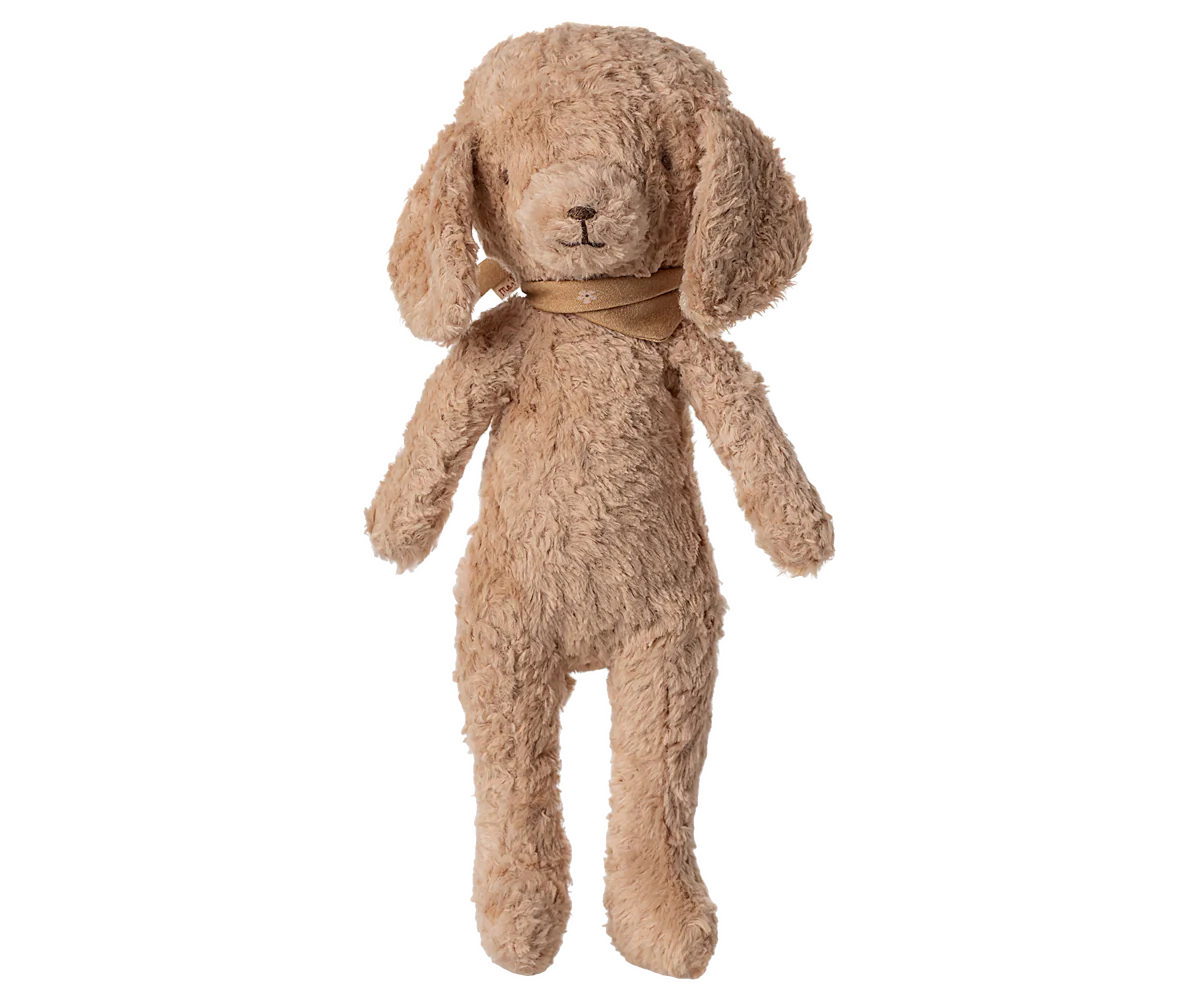 Plush Poodle Dog- Dusty Powder