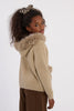 Faux Fur Beige Cardigan