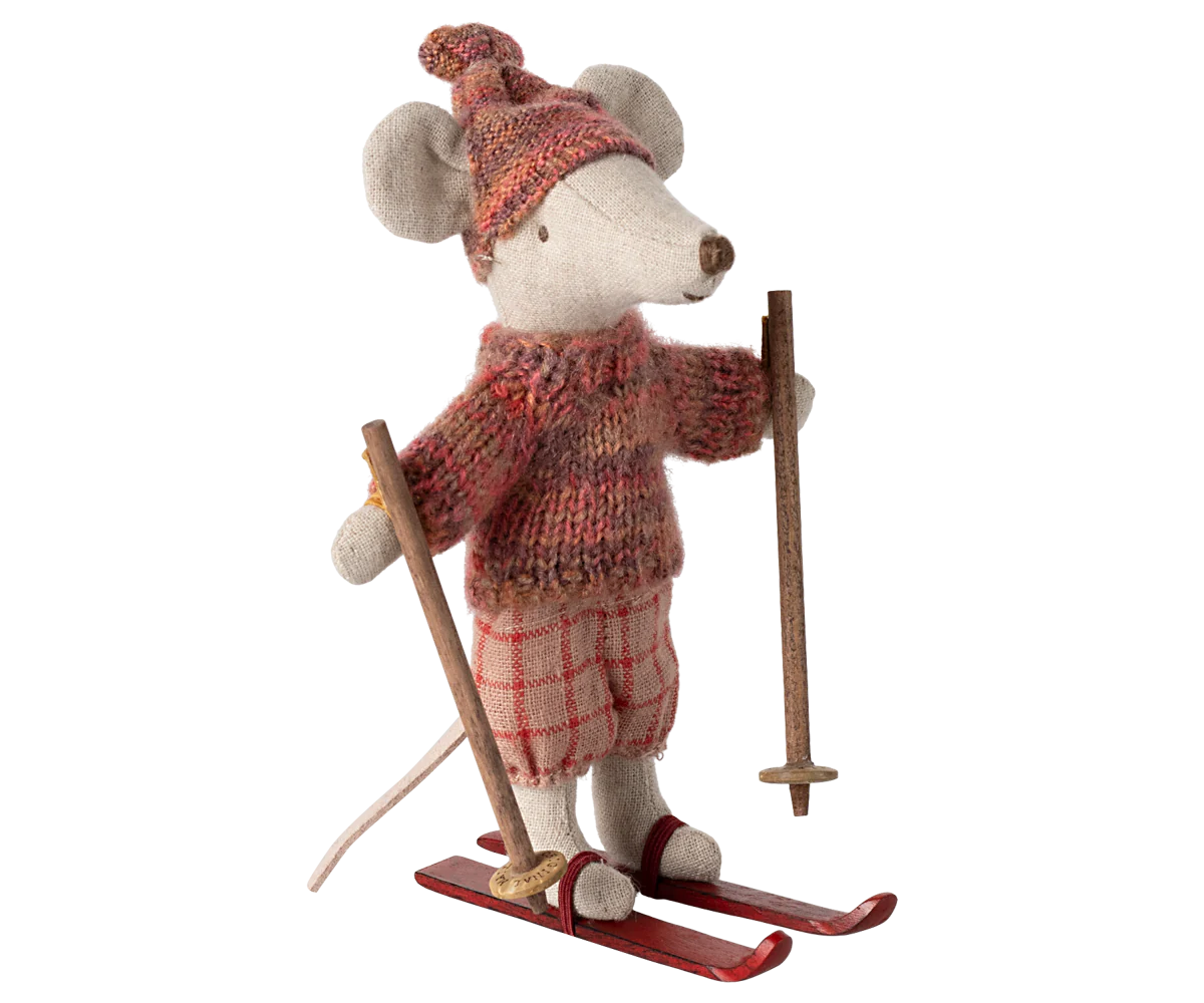 Big Sister Ski Mouse- Rose