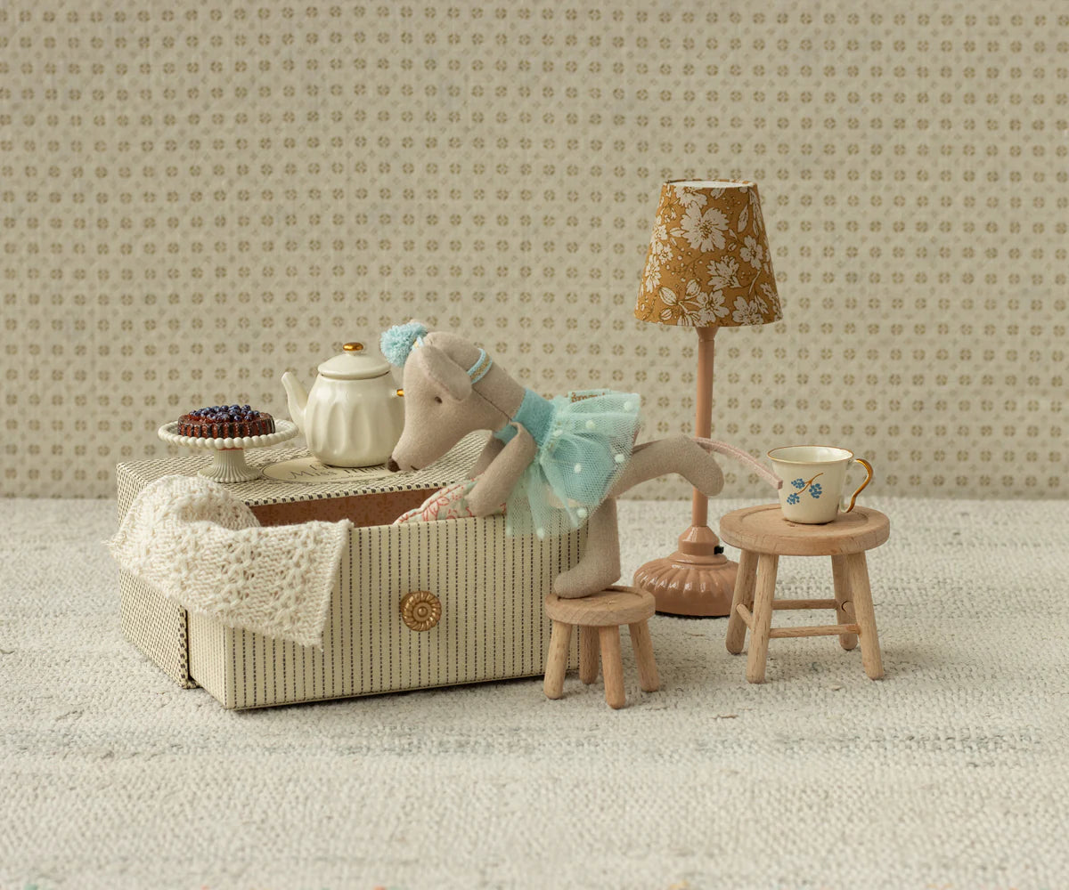 Little Sis Dance Mouse In Daybed- Mint