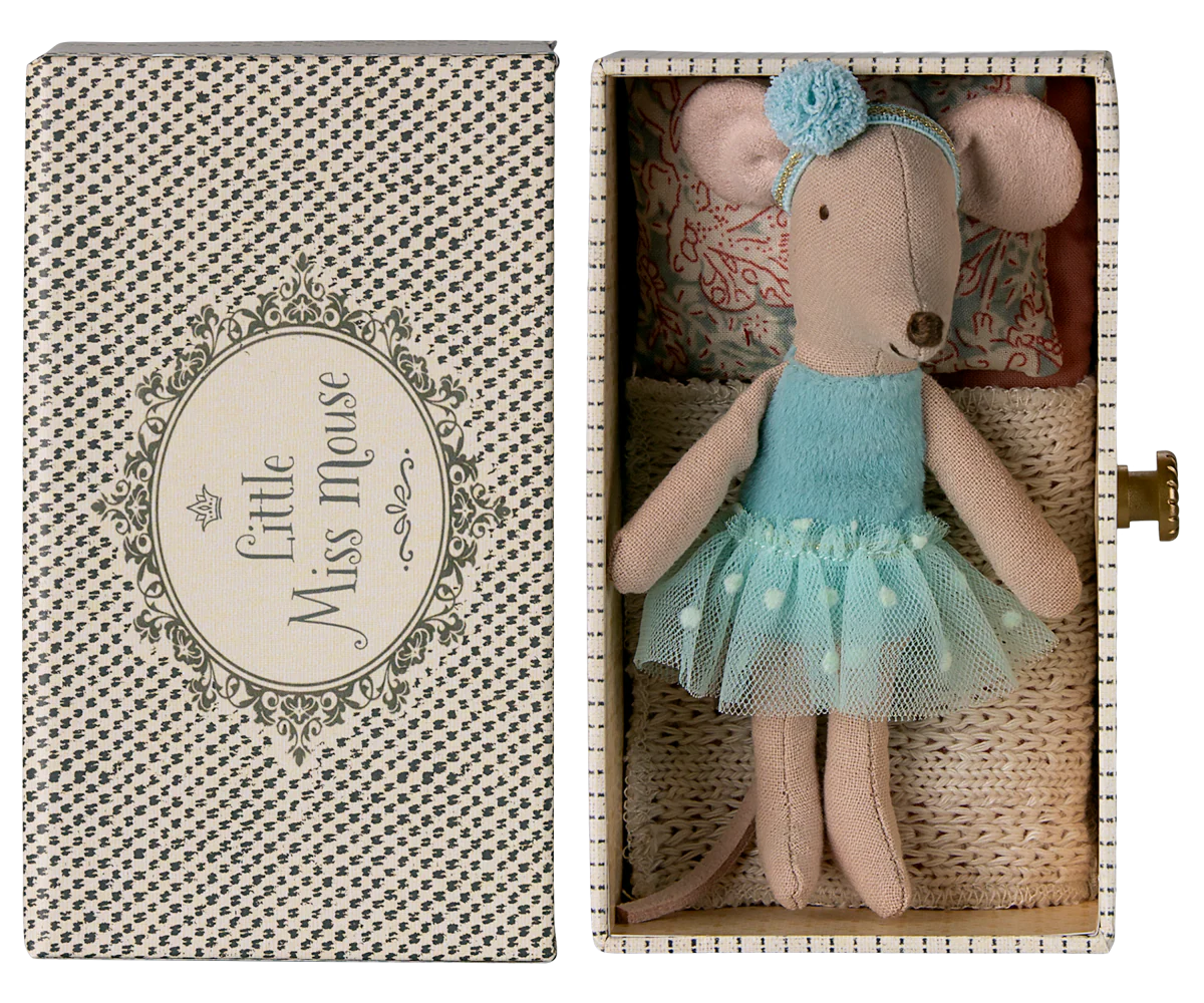 Little Sis Dance Mouse In Daybed- Mint