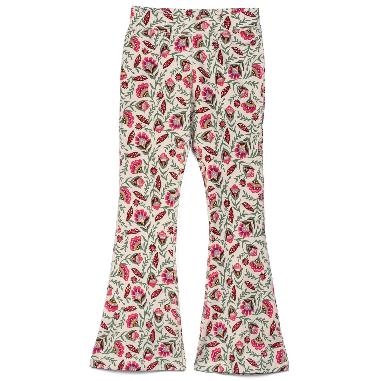 Folk Floral Flare Leggings