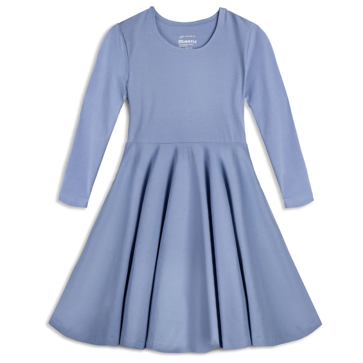 Periwinkle Twirl Dress