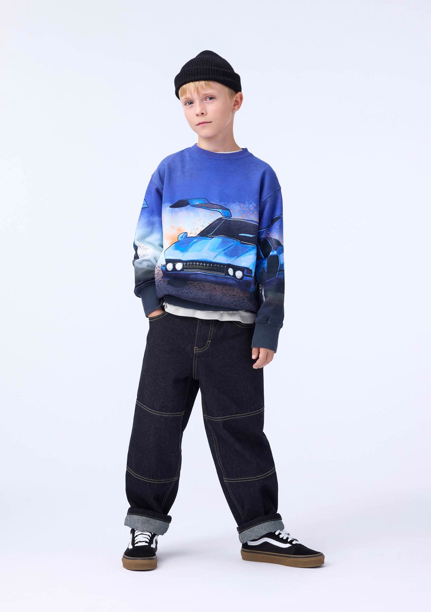 Blue Car Mattis Sweatshirt