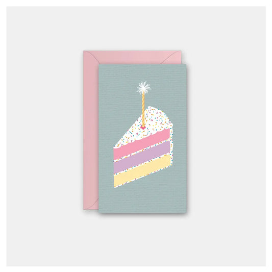 Colorful Cake Mini Card