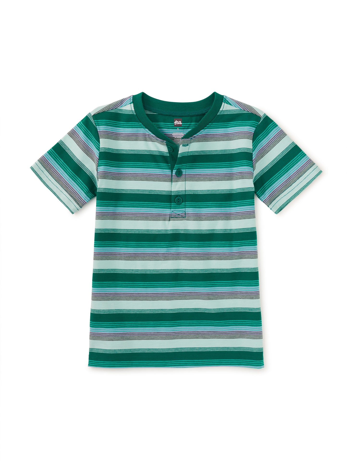 Canal Blue Henley Tee
