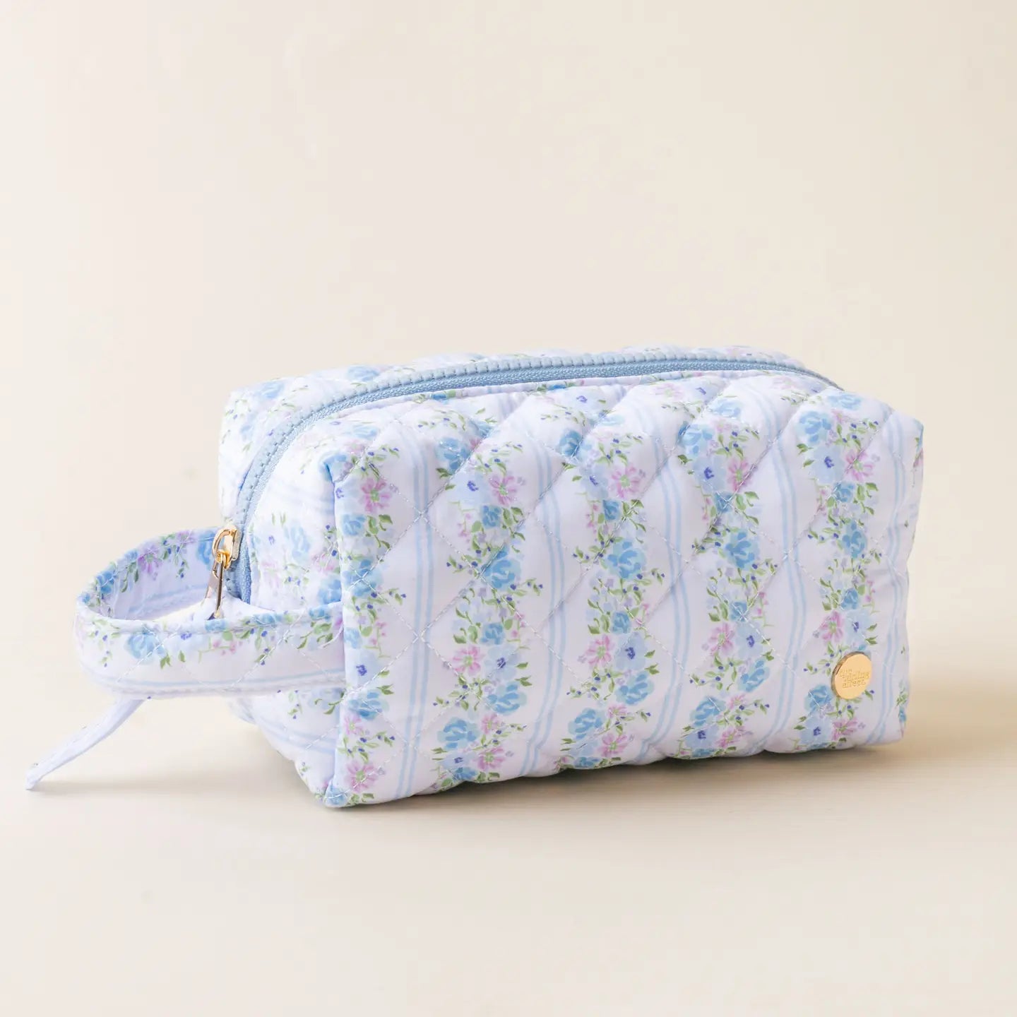 Petal Blue Cosmetic Pouch