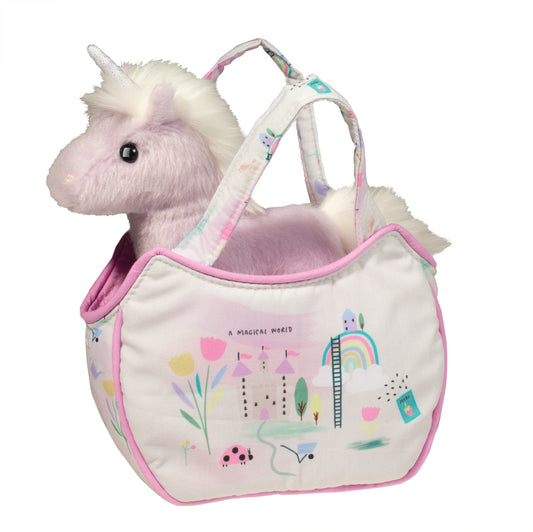 Purple Unicorn Magical World Sak