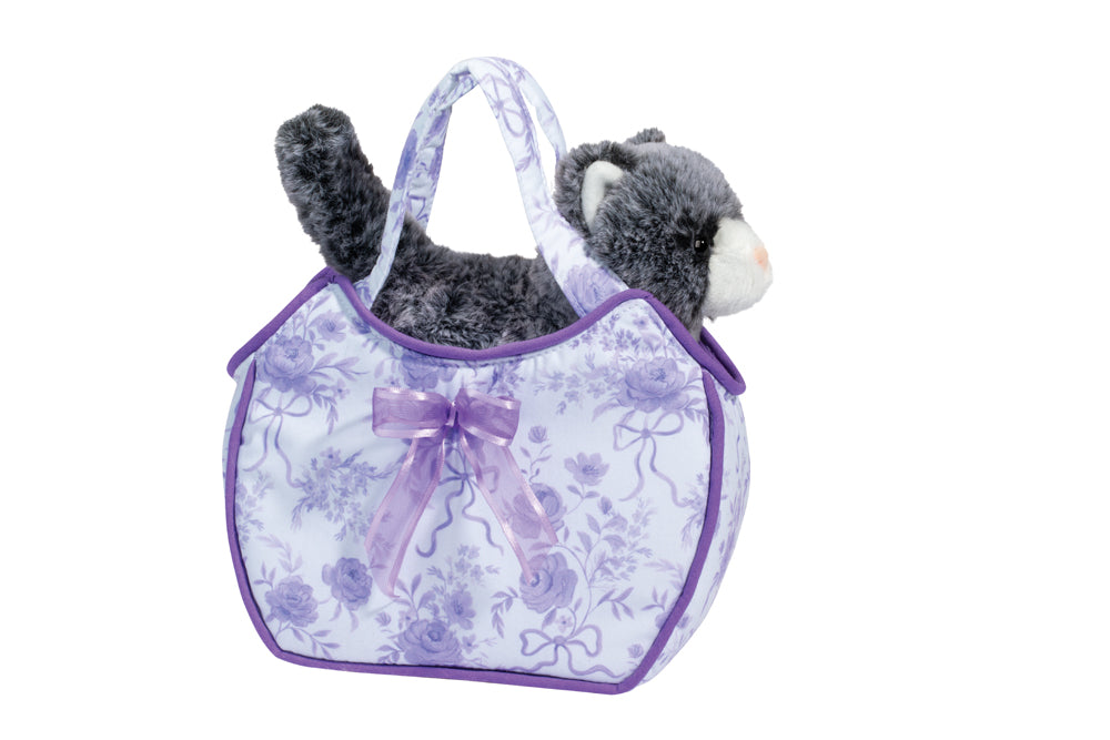 Fancy Flower Sak w Cat