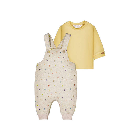 Quilted Stars Overalls Set