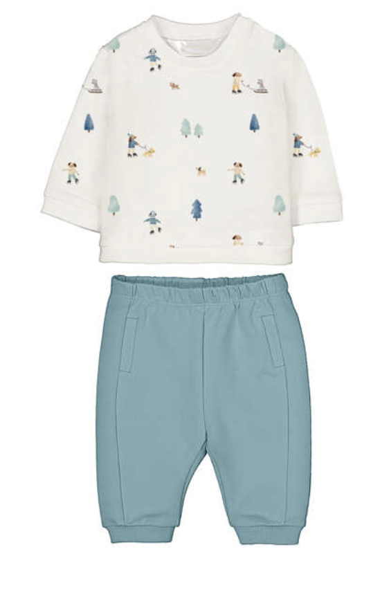 Ski Scene Sweats Set