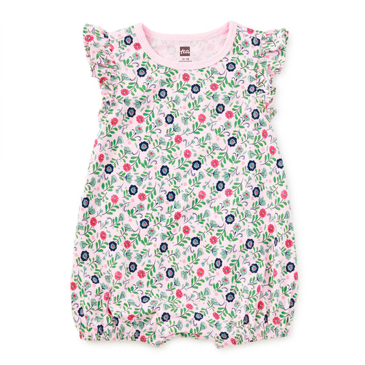 Floral bubble for baby girls