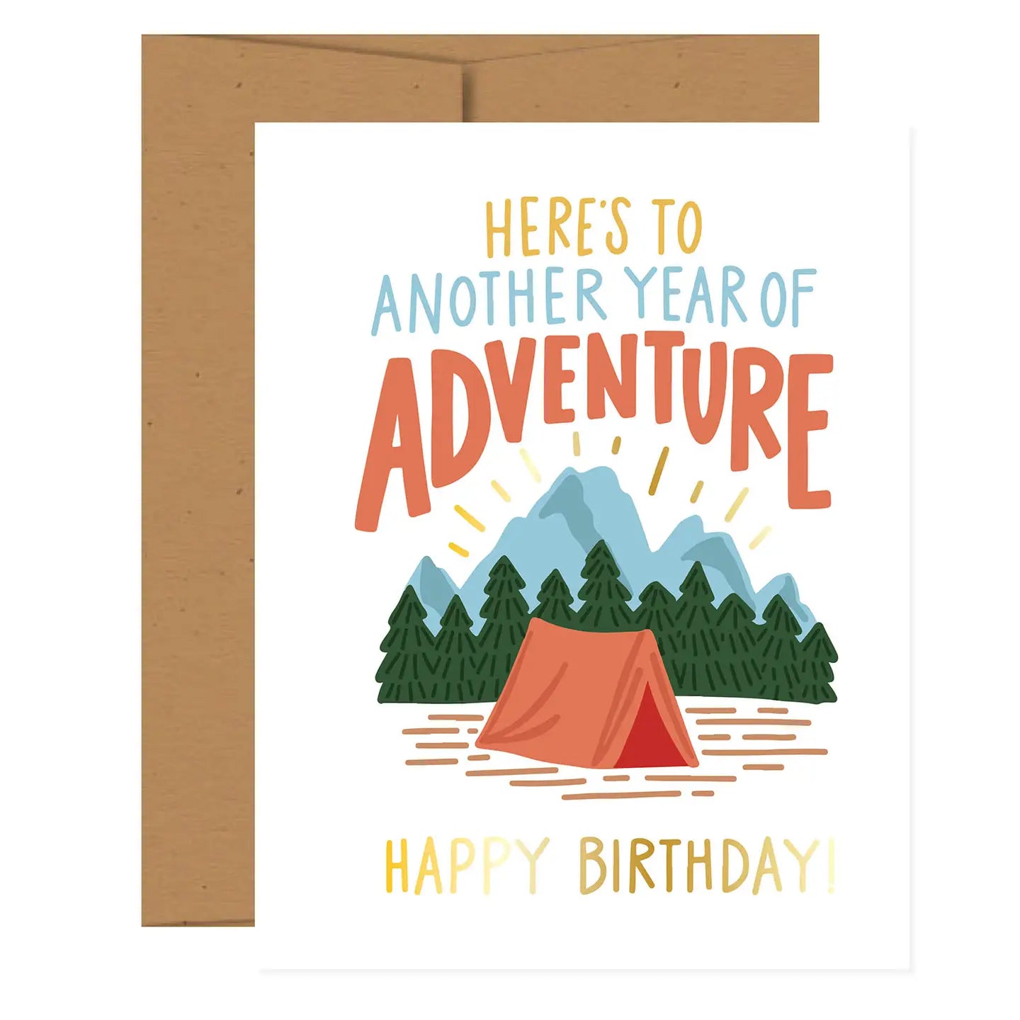Year of Adventure Birthday Card