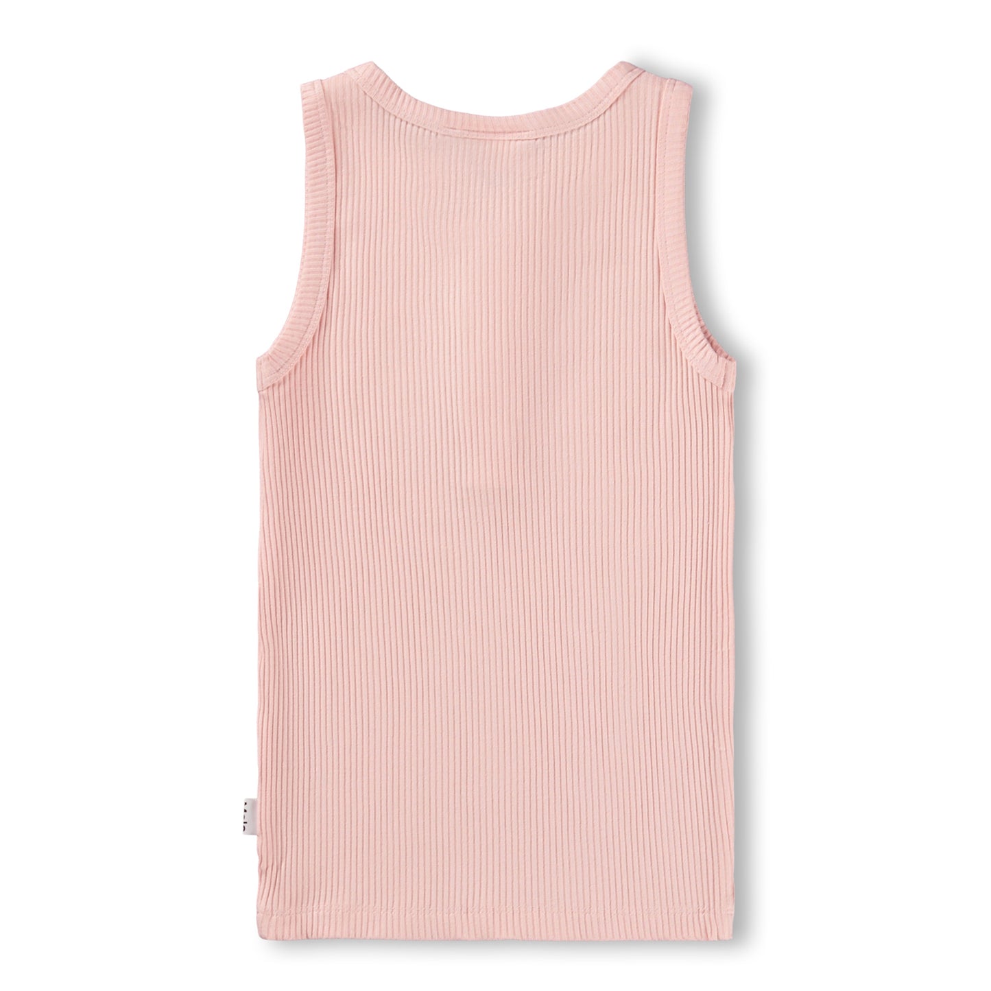 Cloud Pink Rib Button Tank