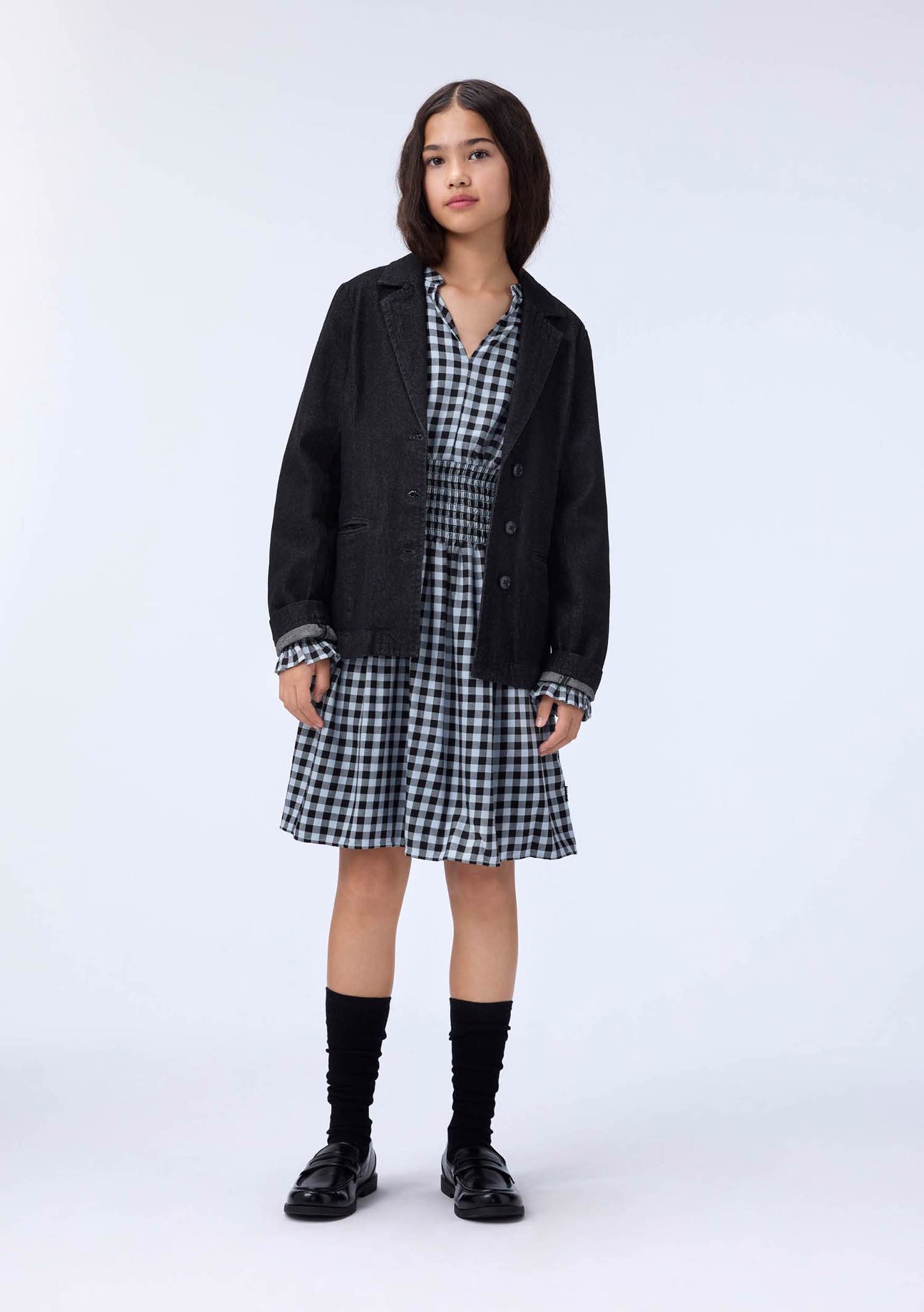 Moon Gingham Camira Dress