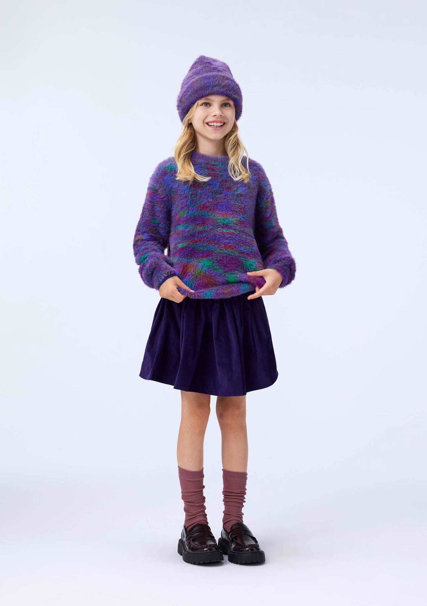 Purple Mix Garda Sweater