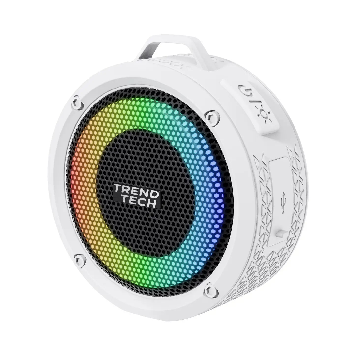 White Aqua Beats Waterproof Speaker