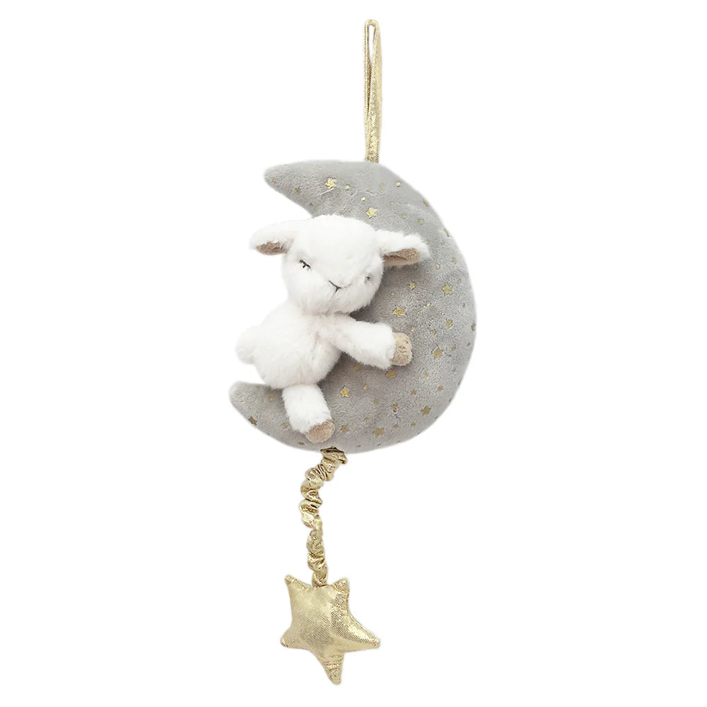 Lamb and Moon Musical Mobile