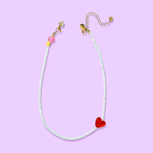 Amore Red Heart Necklace